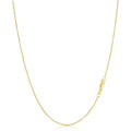 14k Gold Box Chain Necklace with Lobster Claw Clasp S816897