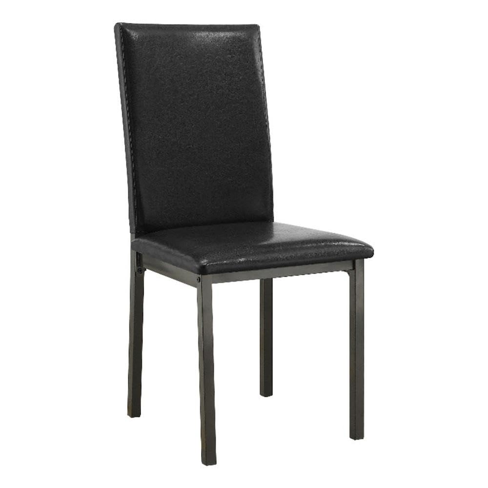 Set of 2 Faux Leather Dining Chairs R538378