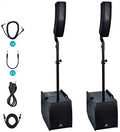 3000 Watt DJ PA Speaker System with Bluetooth USB SD Card F2172