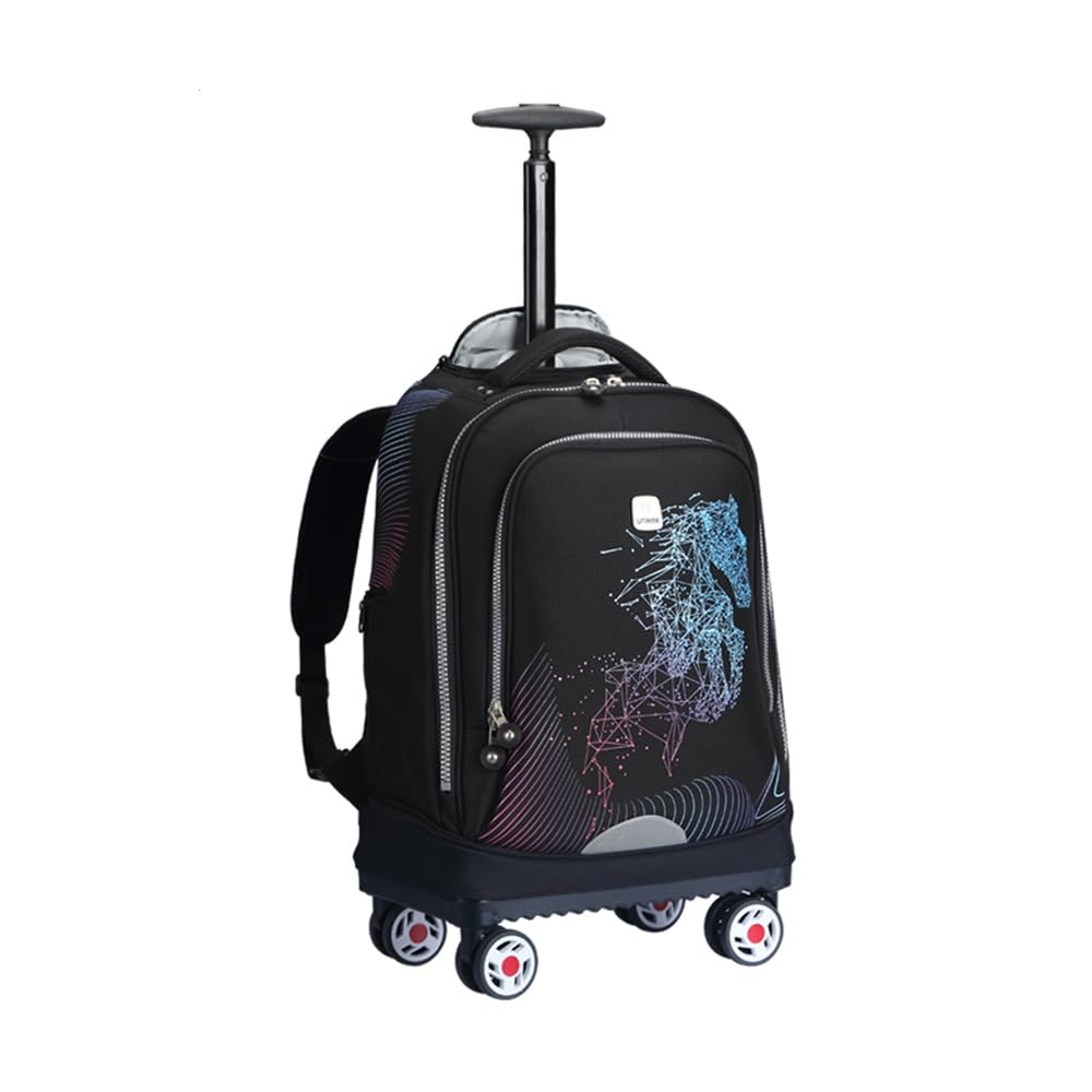Rolling Backpack with Wheels Fits 15.6 Inch W325