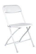 Plastic Folding Chair 10 Pack Stackable Steel Frame Q237222