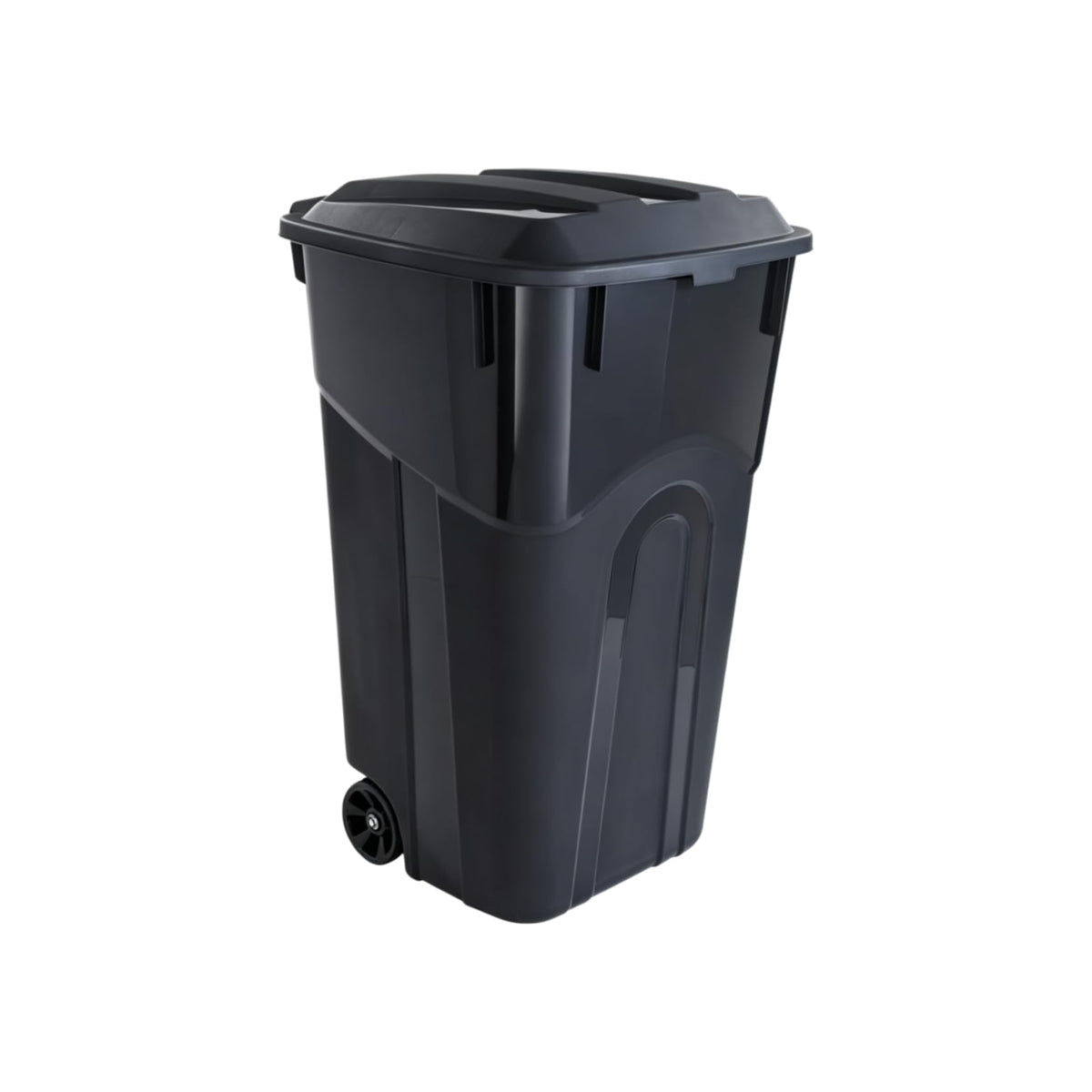 32 Gallon Wheeled Plastic Trash Can with Lid X997362