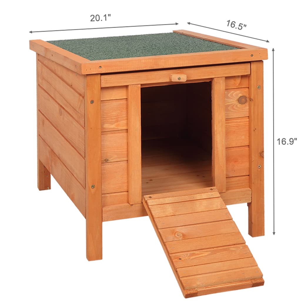 Weatherproof Wooden Cat House G906954