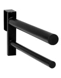 Black PVC Coated Double Saddle Rack Q345