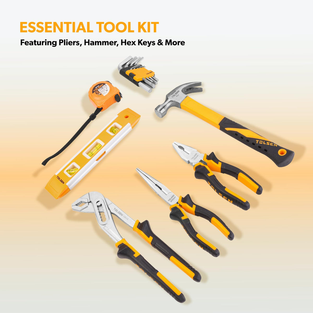 Household Tool Set with Toolbox W2657