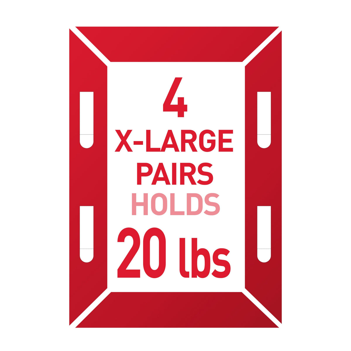 20 lb X-Large White Picture Hanging Strips U909