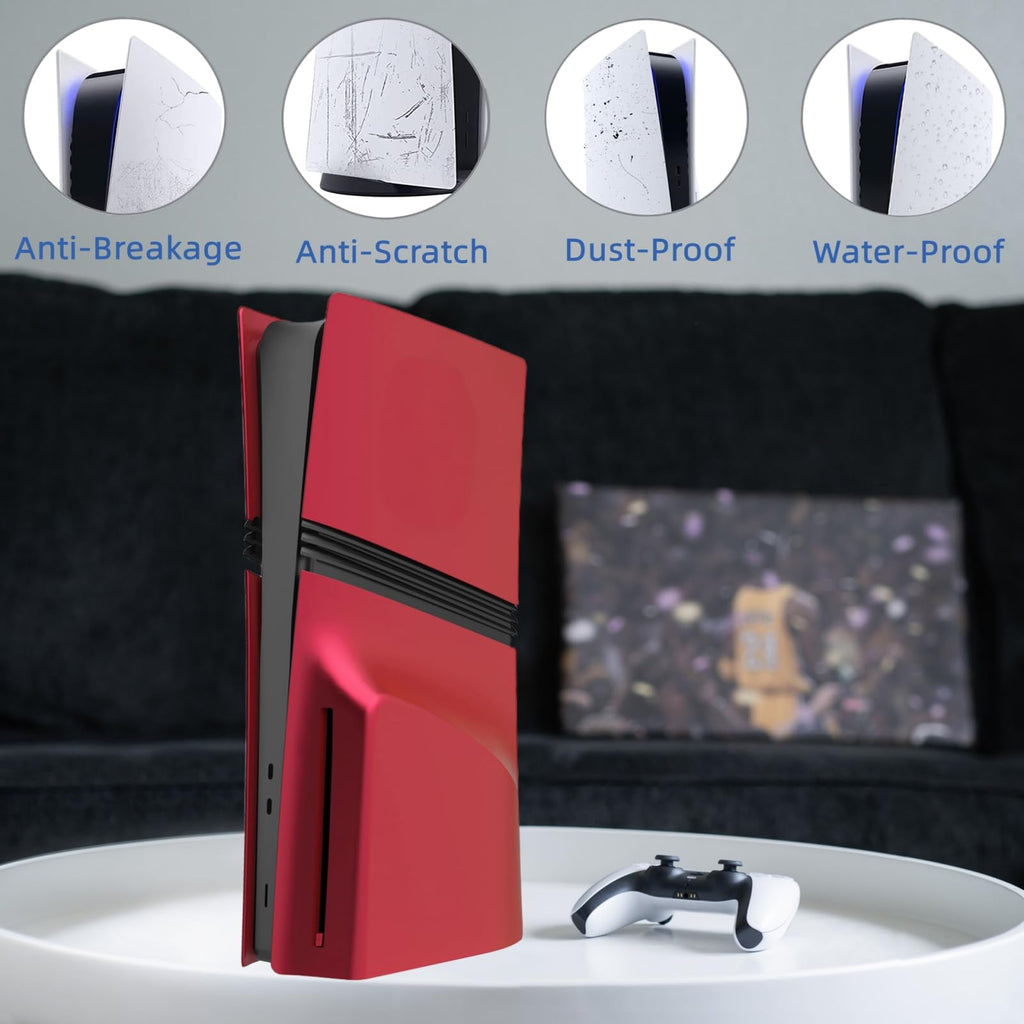 Red PS5 Pro Console Cover Plates N7813