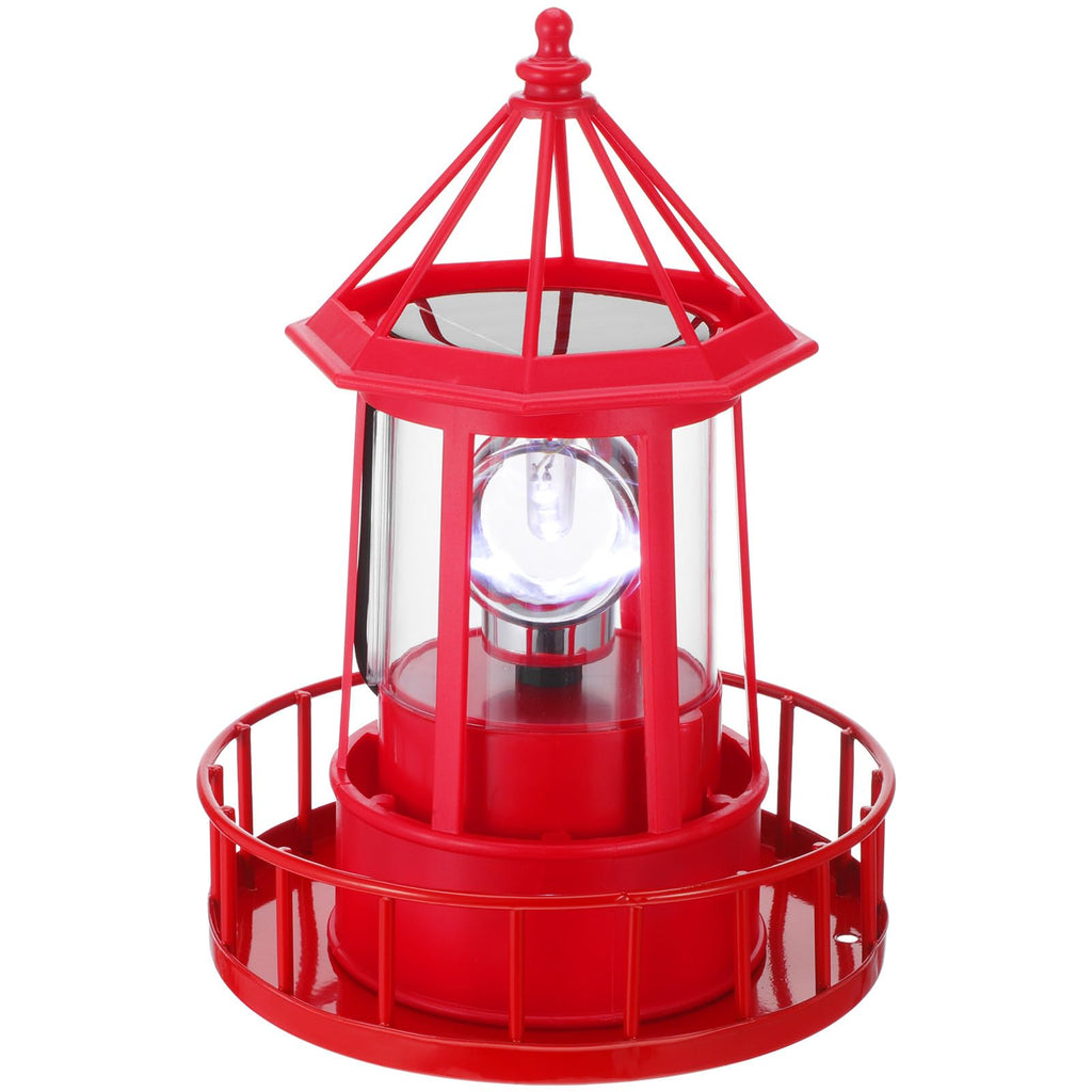 Solar Rotating Lighthouse Garden Light C69508