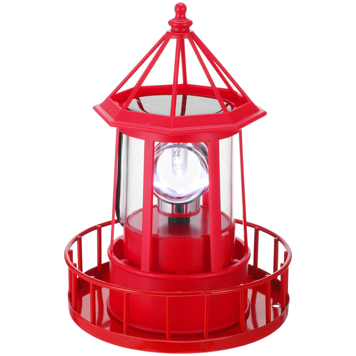 Solar Rotating Lighthouse Garden Light C69508