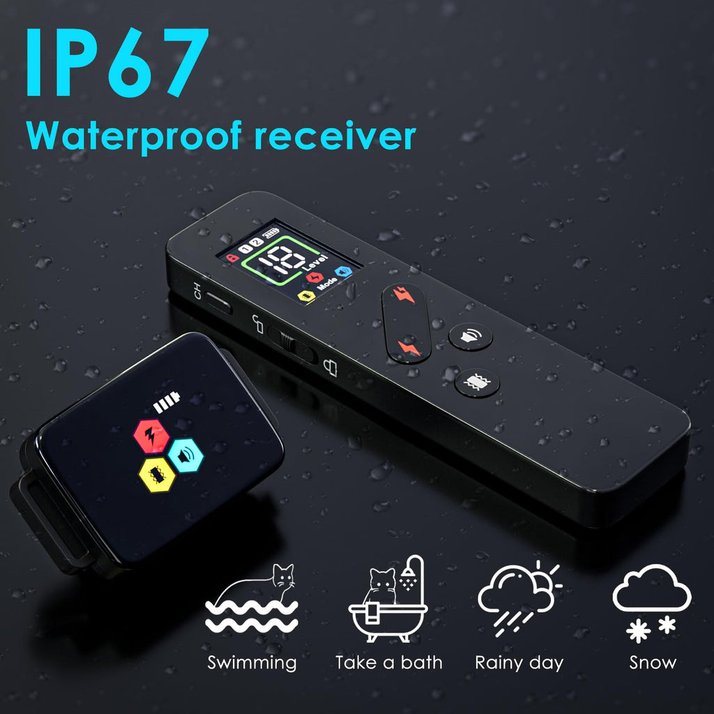 Remote Electric Cat Training Collar 3300FT IP67 Waterproof K23415