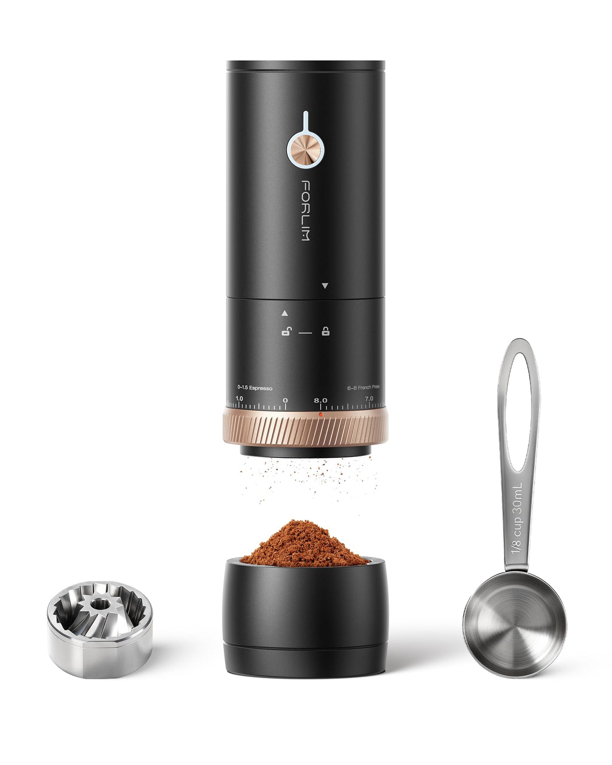 Portable Burr Coffee Grinder D8798