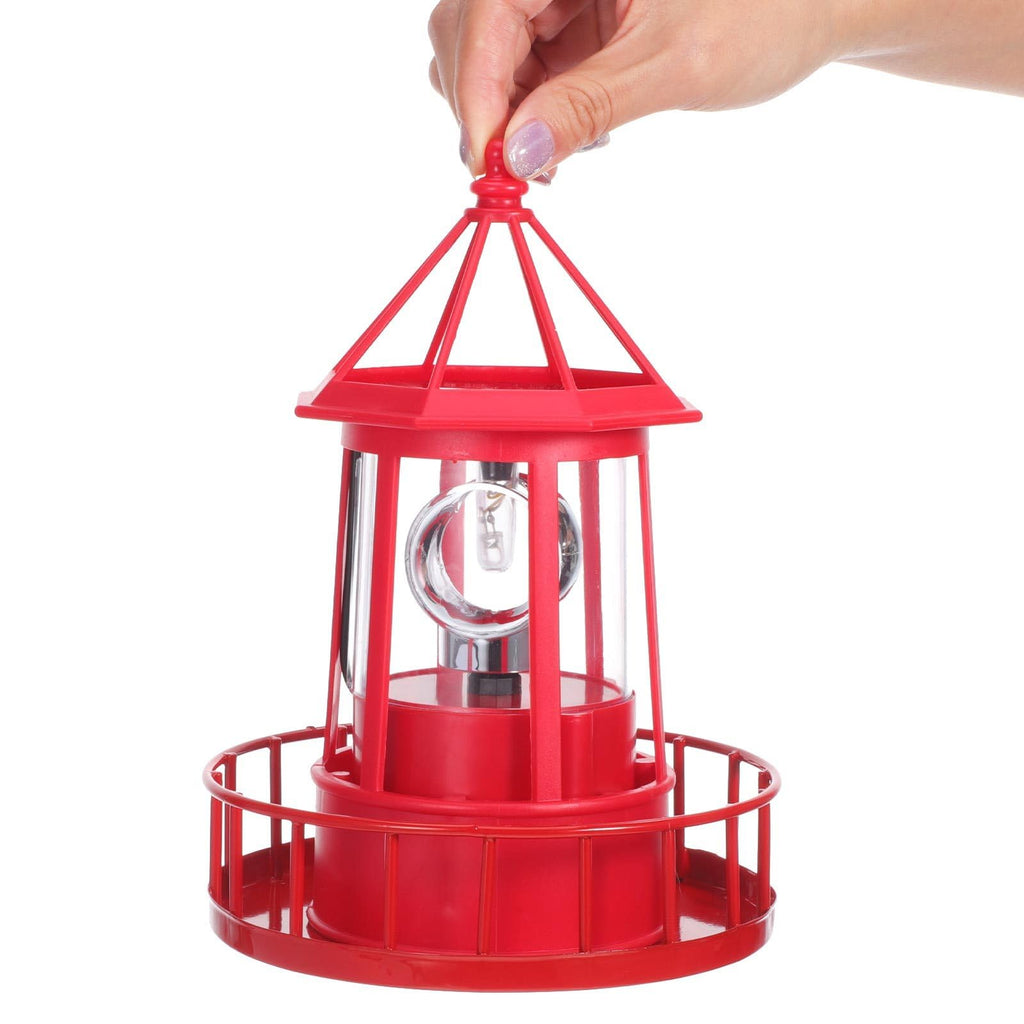 Solar Rotating Lighthouse Garden Light C69508