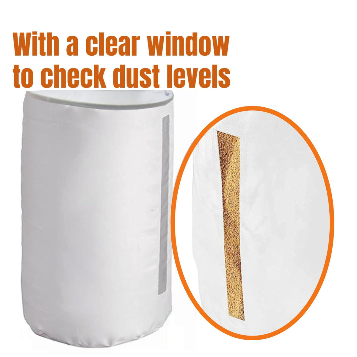 70 Gallon 30 Micron Dust Collector Bottom Bag J407