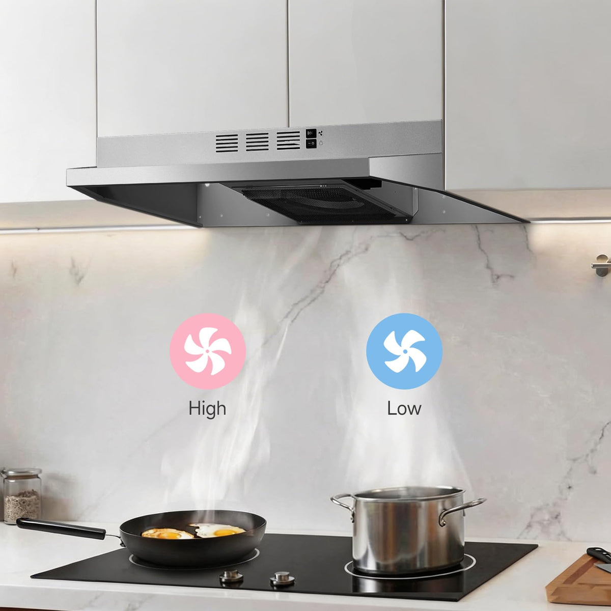 Stainless Steel Under Cabinet Range Hood V1912