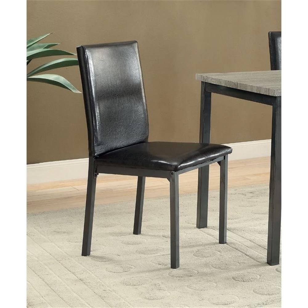 Set of 2 Faux Leather Dining Chairs R538378
