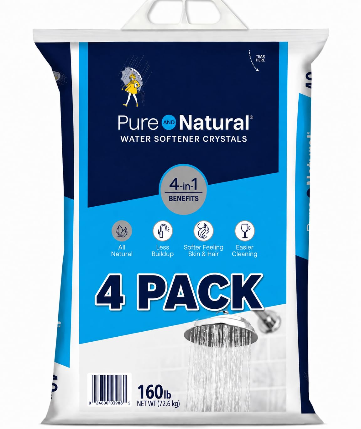 4 Pack 40 lb Water Softener Salt Pellets U302
