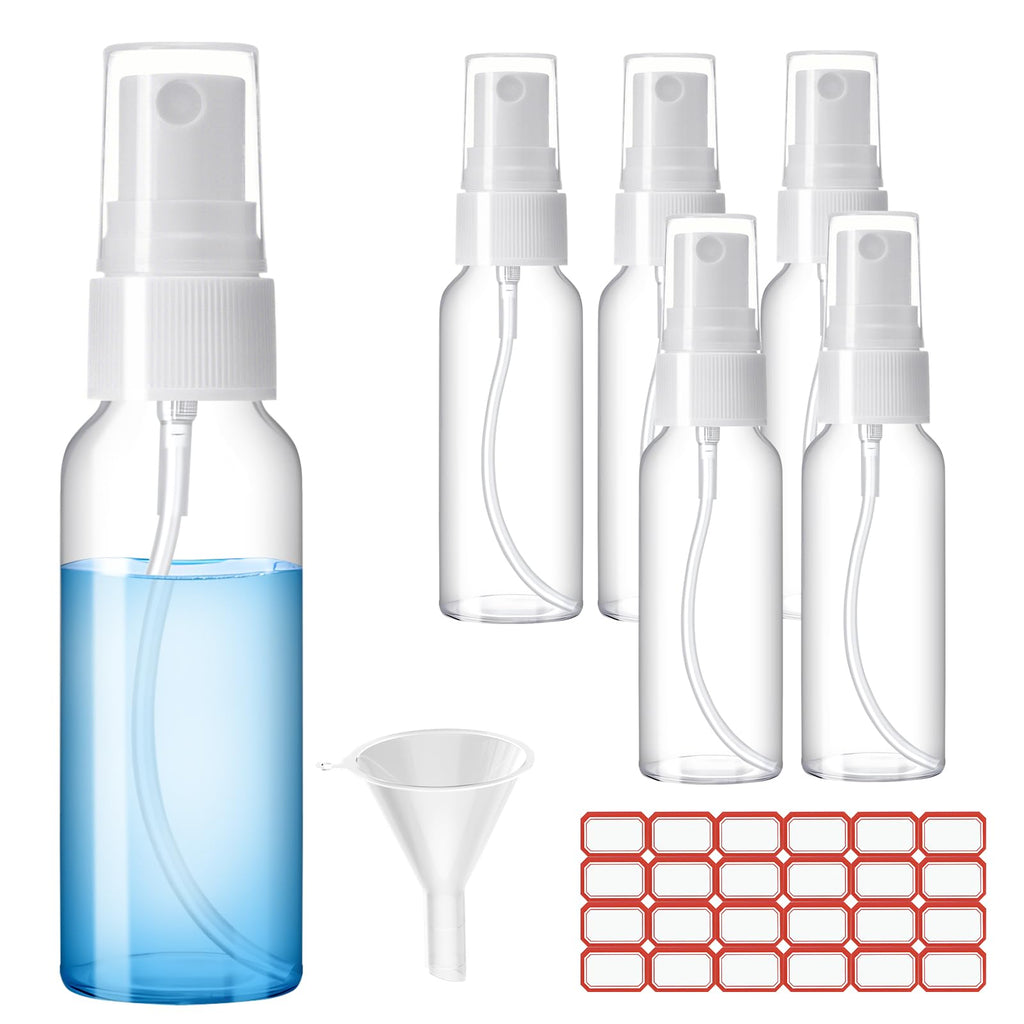 Clear 2.7oz 6 Pack Mini Spray Bottles S495570