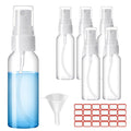 Clear 2.7oz 6 Pack Mini Spray Bottles S495570