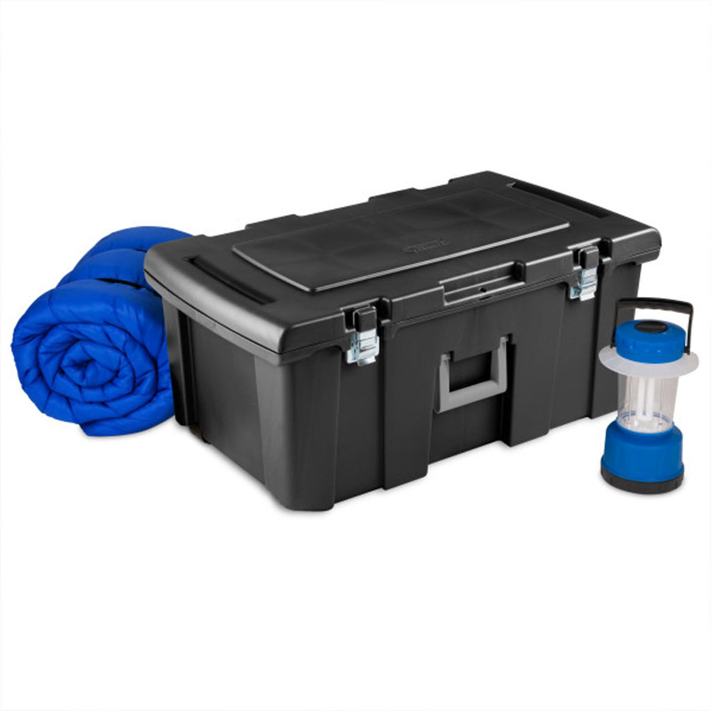 Wheeled Utility Storage Container with Lids, 6-Pack A802568