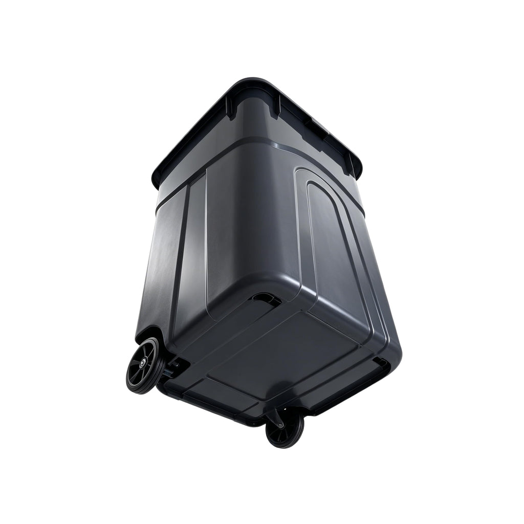 32 Gallon Wheeled Plastic Trash Can with Lid X997362