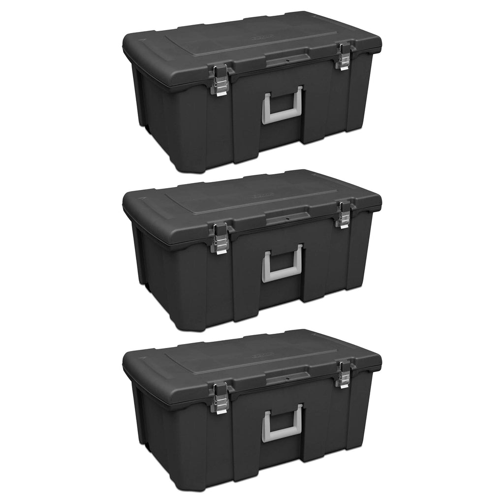 Wheeled Utility Storage Container with Lids, 6-Pack A802568