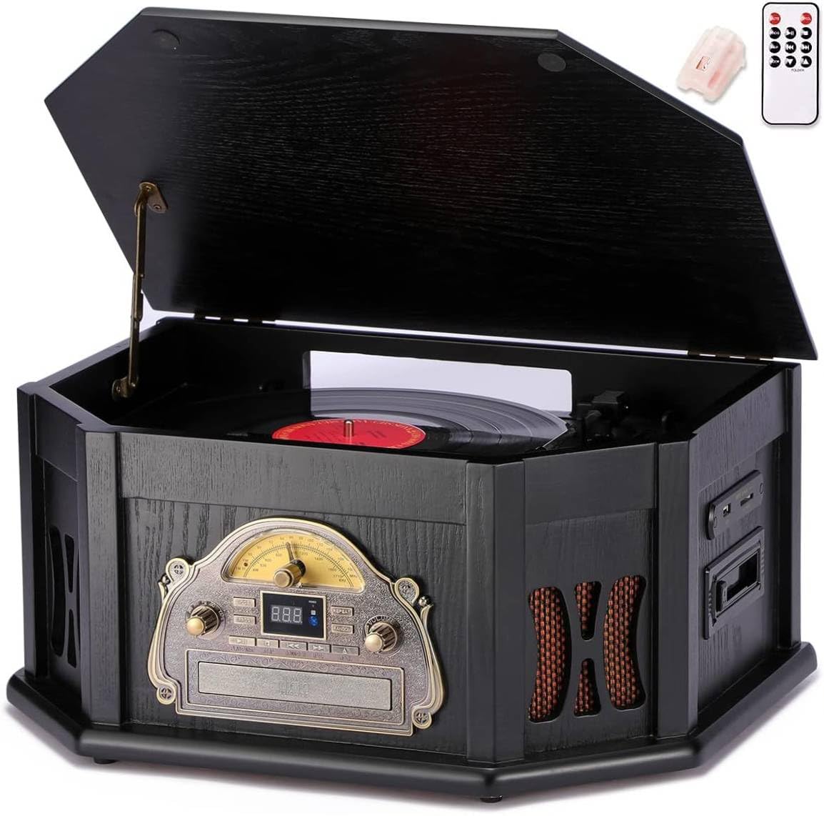 10-in-1 Record Player with Bluetooth L381254