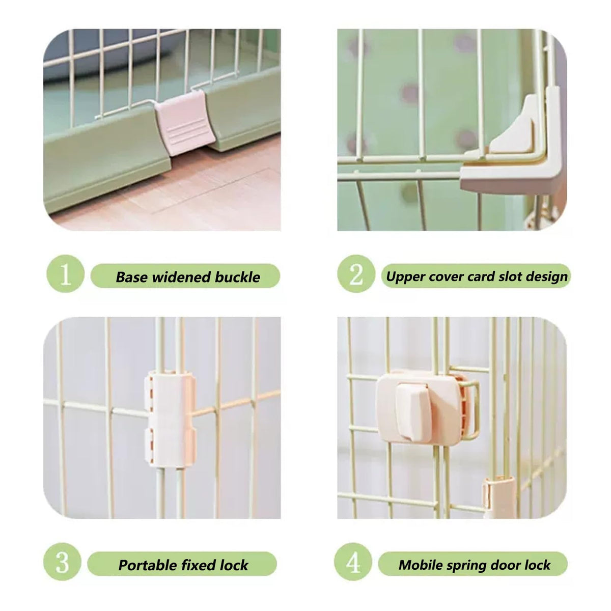 3/4-Tier Cat Cage Playpen with Hammock Y23521