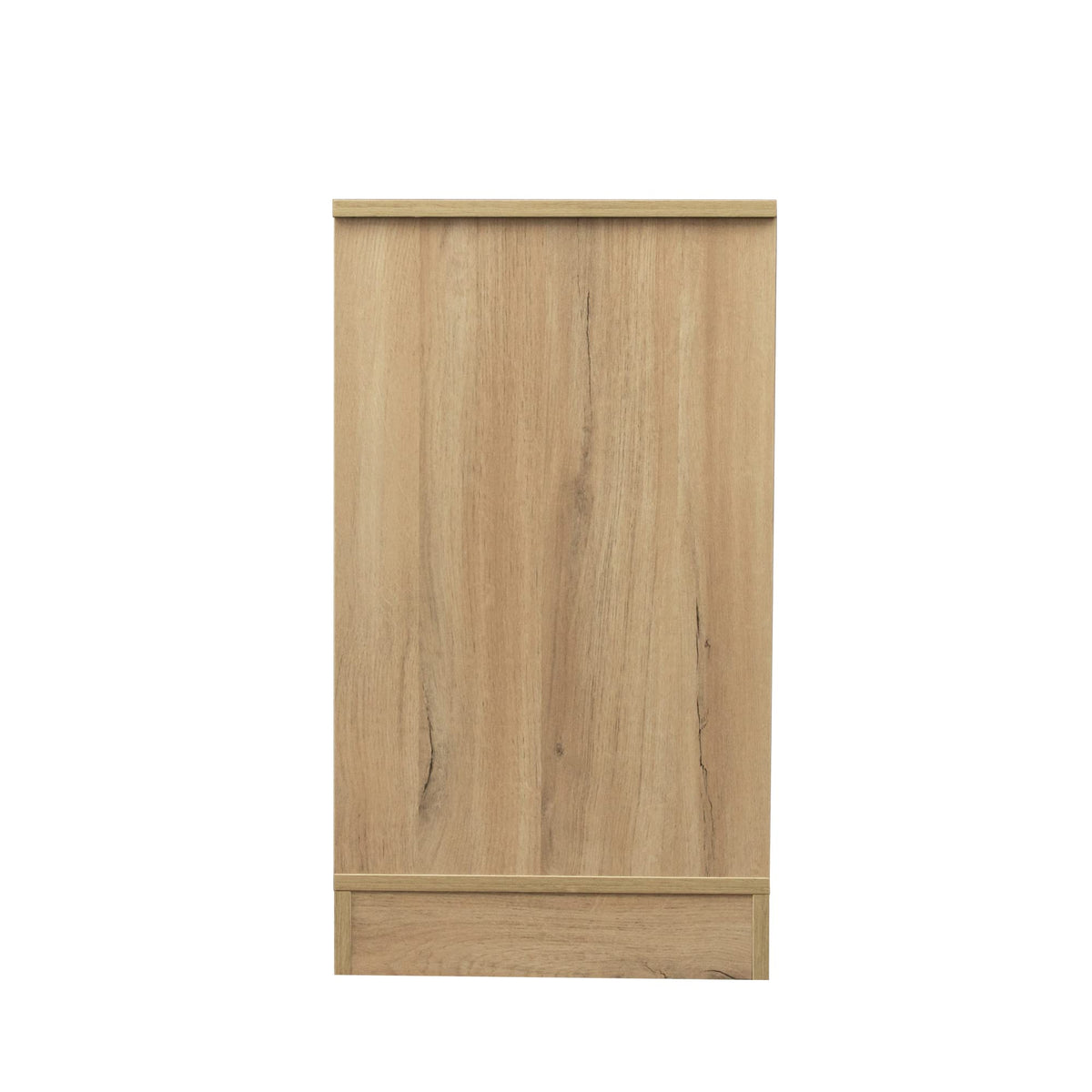Sliding Barn Door Wood TV Stand with Adjustable Shelves J804087