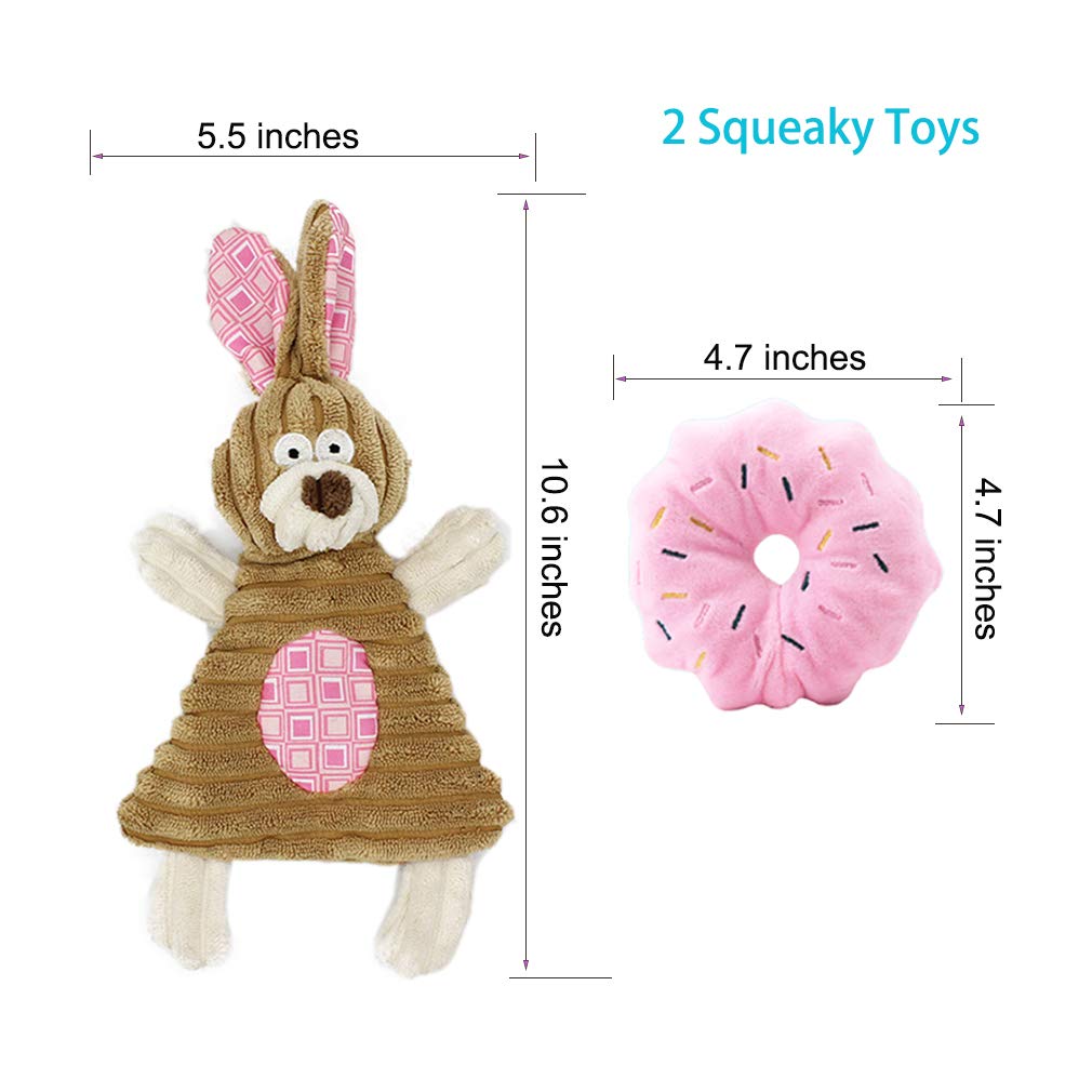 Pink 5-Pack Puppy Chew Toys A8008