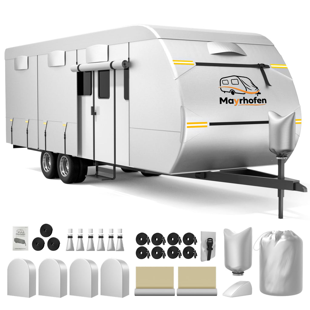 600D Oxford Fabric 30-33ft Travel Trailer Cover T232