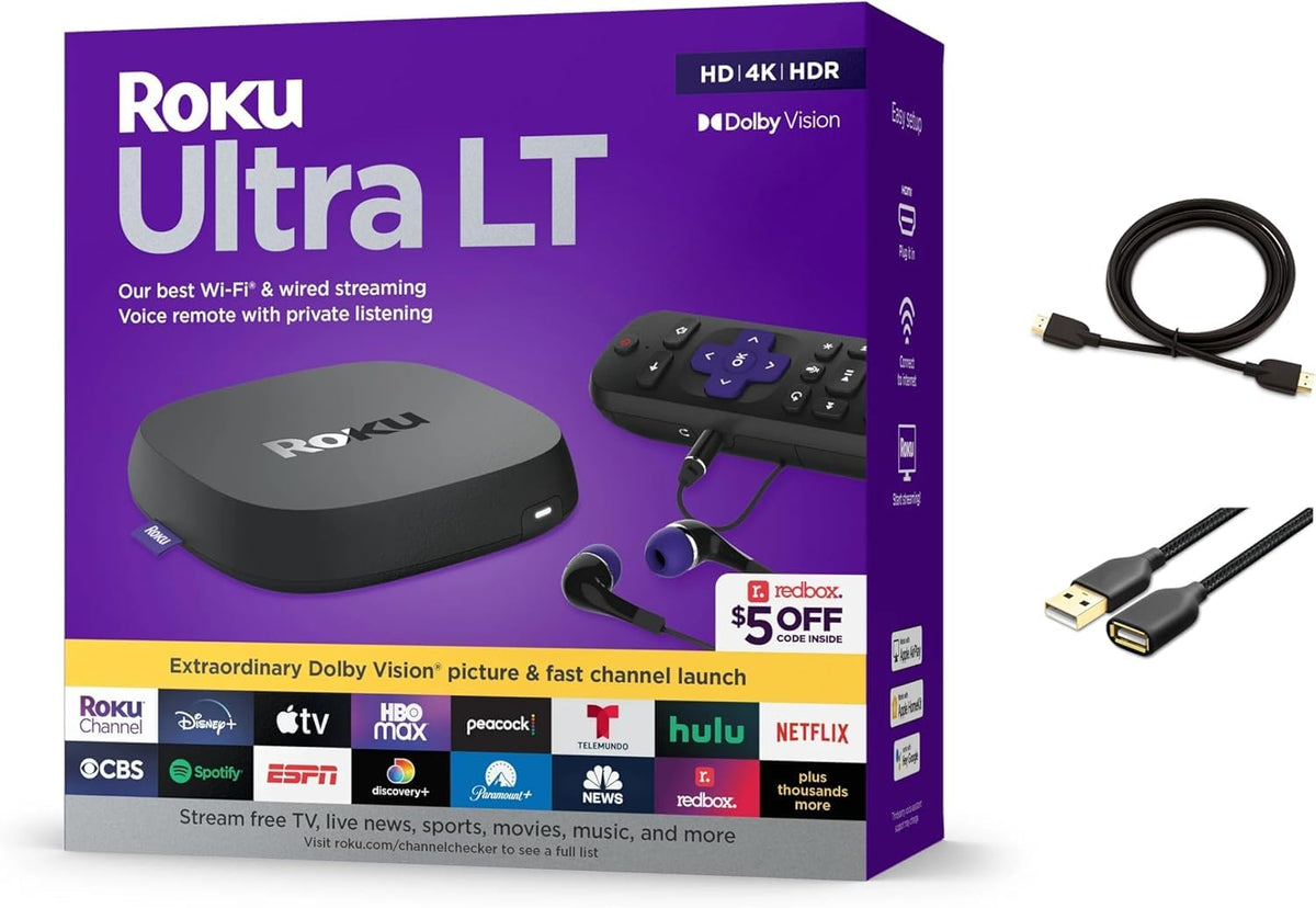 4K Streaming Device with Voice Remote and HDMI Cable Y105