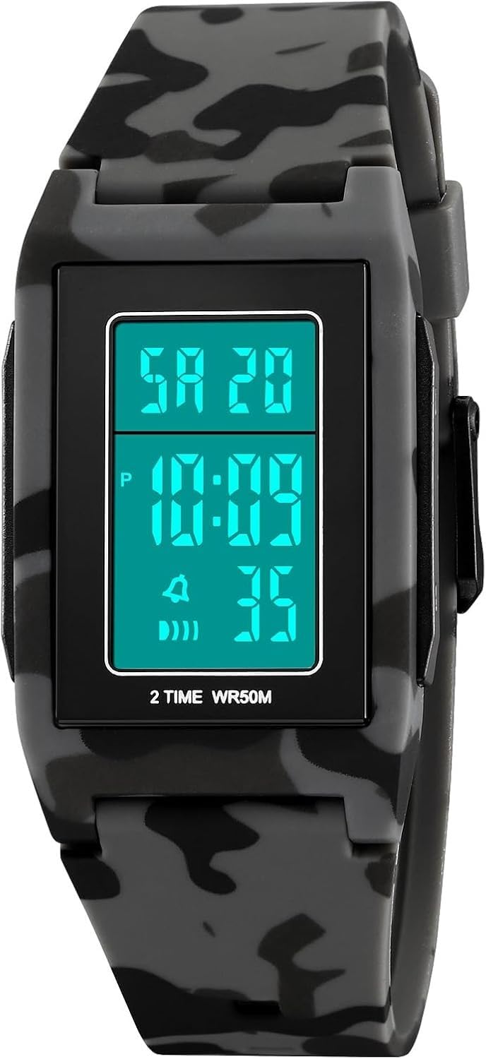 Minimalist Digital Ultra-Thin Water Resistant Shock Resistant Watch Q150