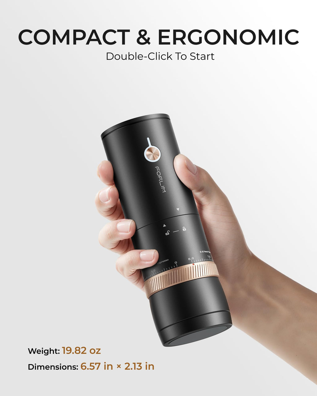 Portable Burr Coffee Grinder D8798
