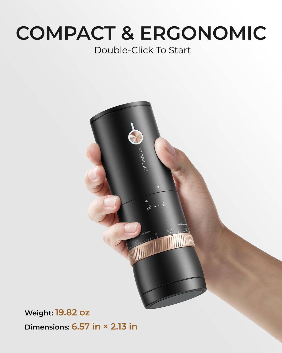 Portable Burr Coffee Grinder D8798