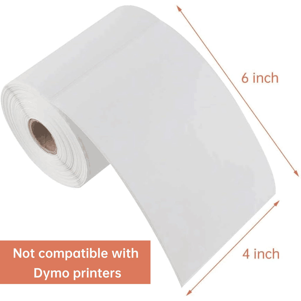 4" x 6" Direct Blank Thermal Shipping Labels 4000 Count 16 Rolls H22329