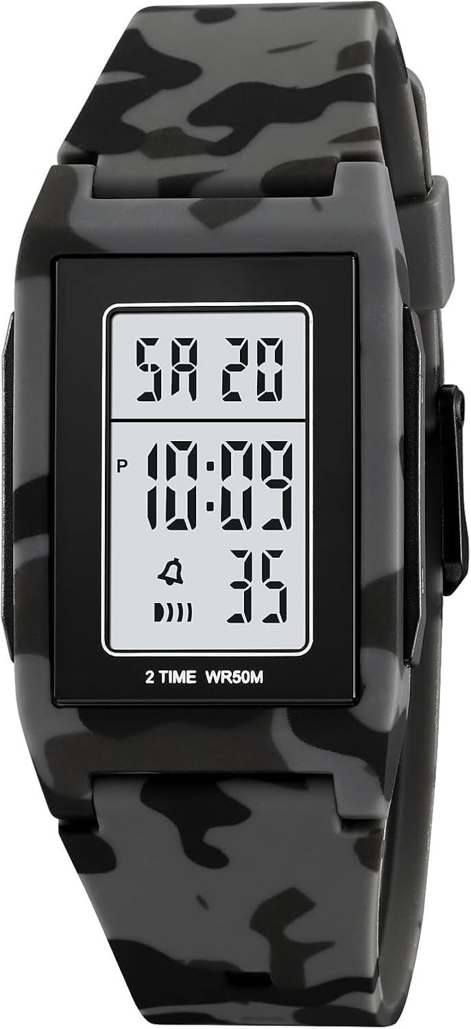Minimalist Digital Ultra-Thin Water Resistant Shock Resistant Watch Q150