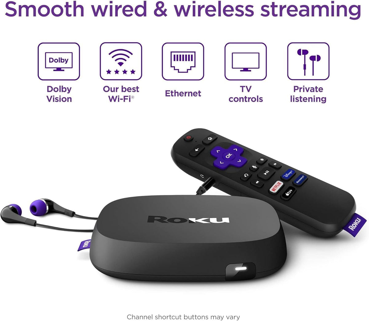 4K Streaming Device with Voice Remote and HDMI Cable Y105