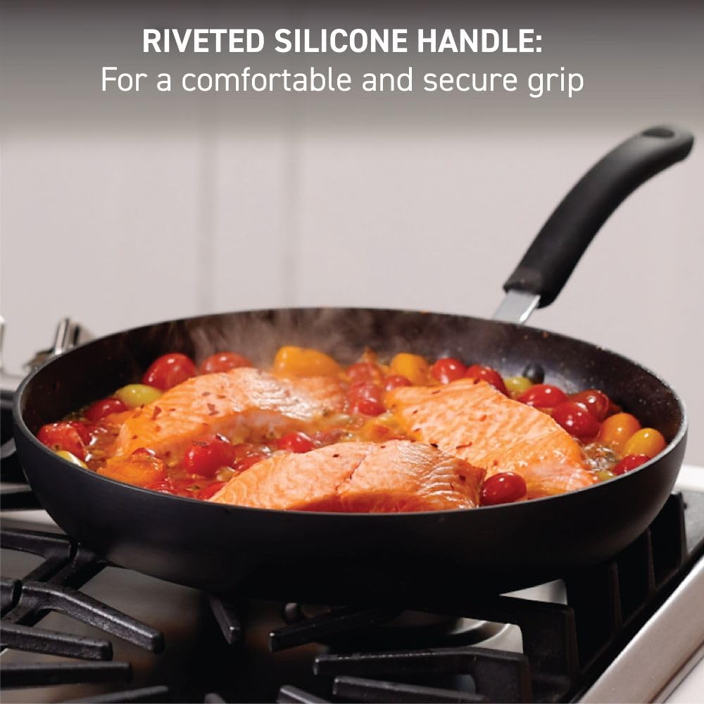 Hard Anodized Nonstick Fry Pan Set, 2-Pack O9461