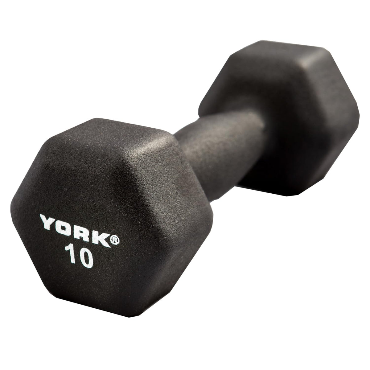 Neoprene Hexagon Dumbbells with Cast Ergo Handle 10lb Pack of 1 R345091