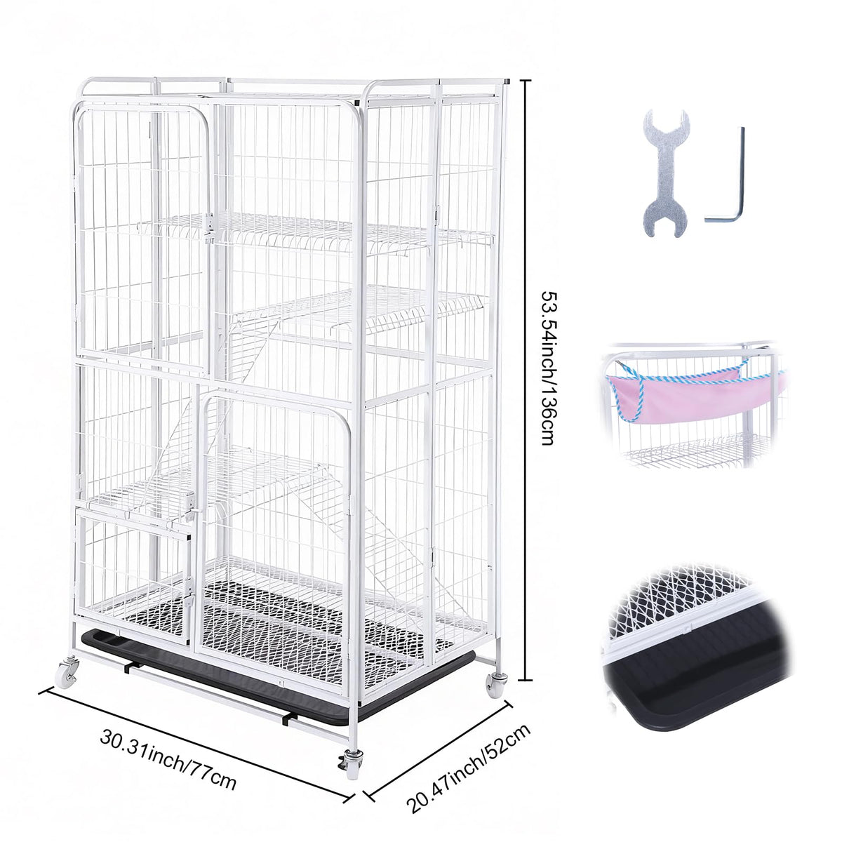 4 Tier Indoor Cat Playpen V8292
