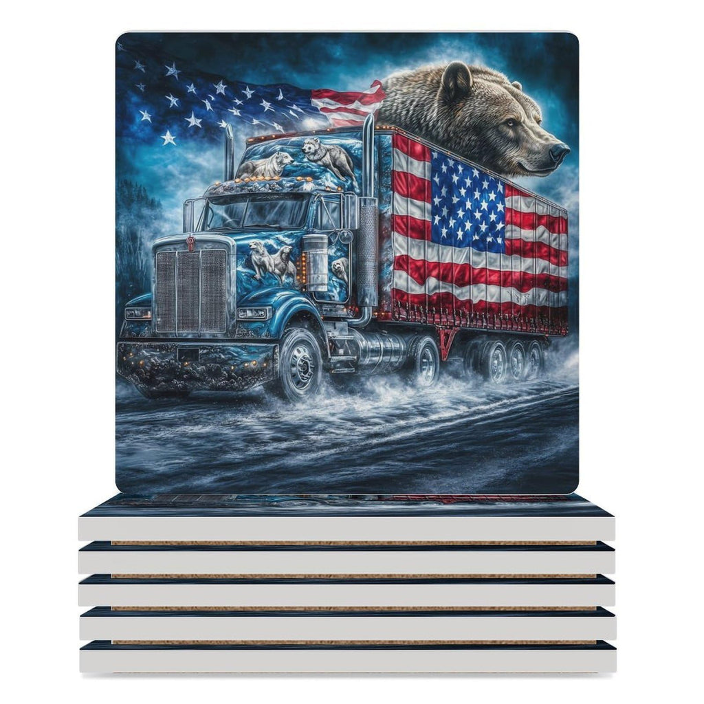 Ceramic Coasters Set J65969