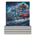 Ceramic Coasters Set J65969
