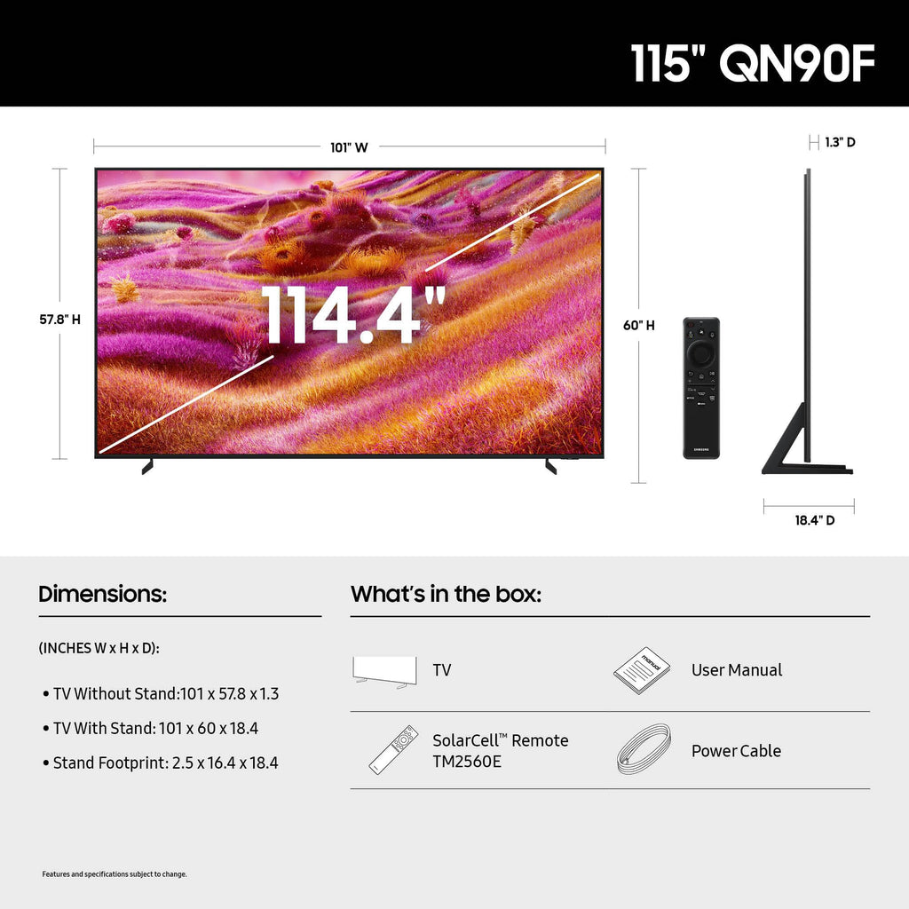 115-Inch Neo QLED 4K Mini LED Smart TV T2487