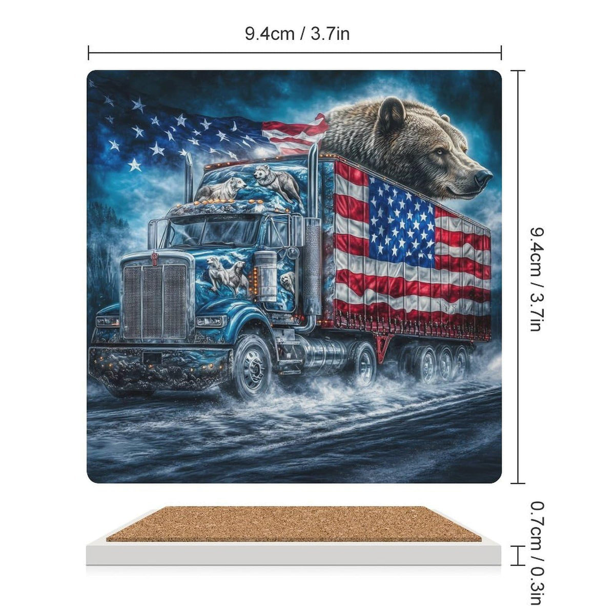 Ceramic Coasters Set J65969