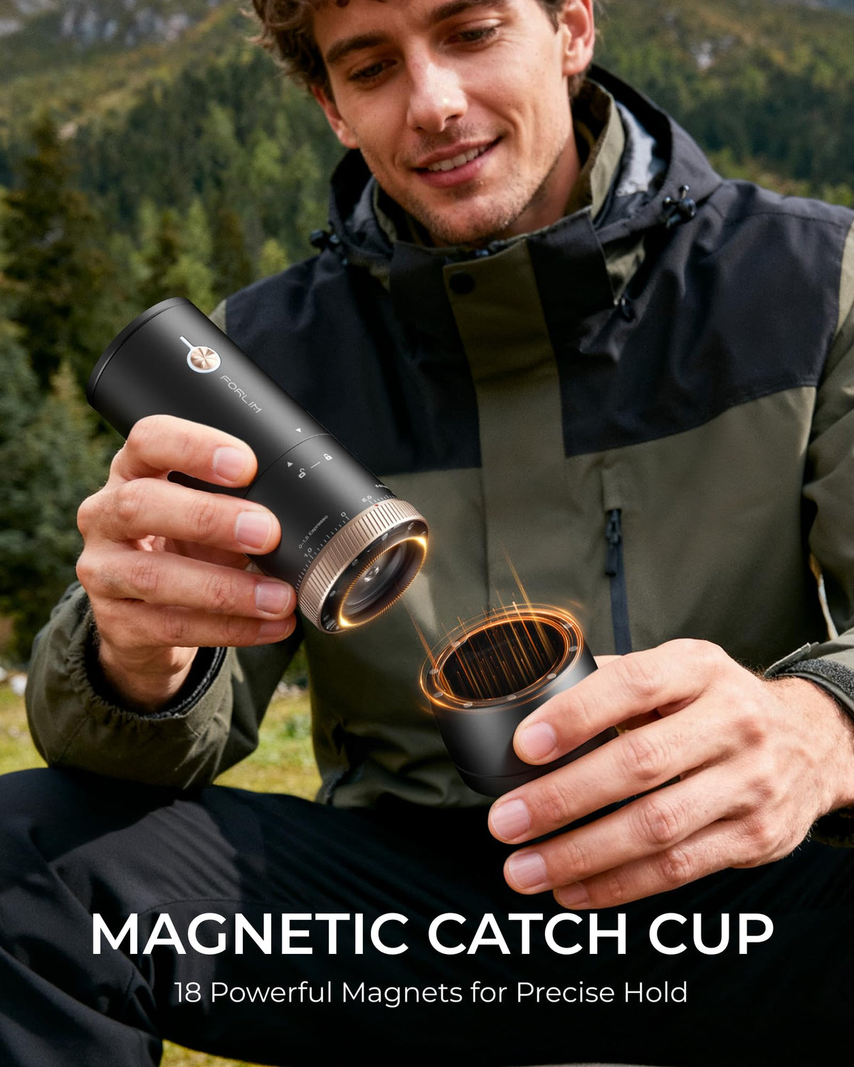 Portable Burr Coffee Grinder D8798