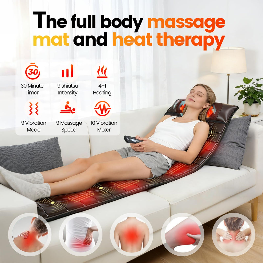 Full Body Massage Mat with Heat Z80832