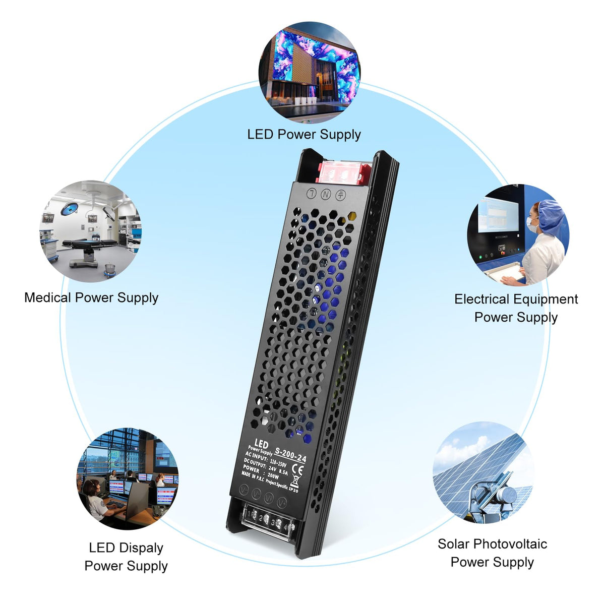 24V 200W LED Power Supply B38710