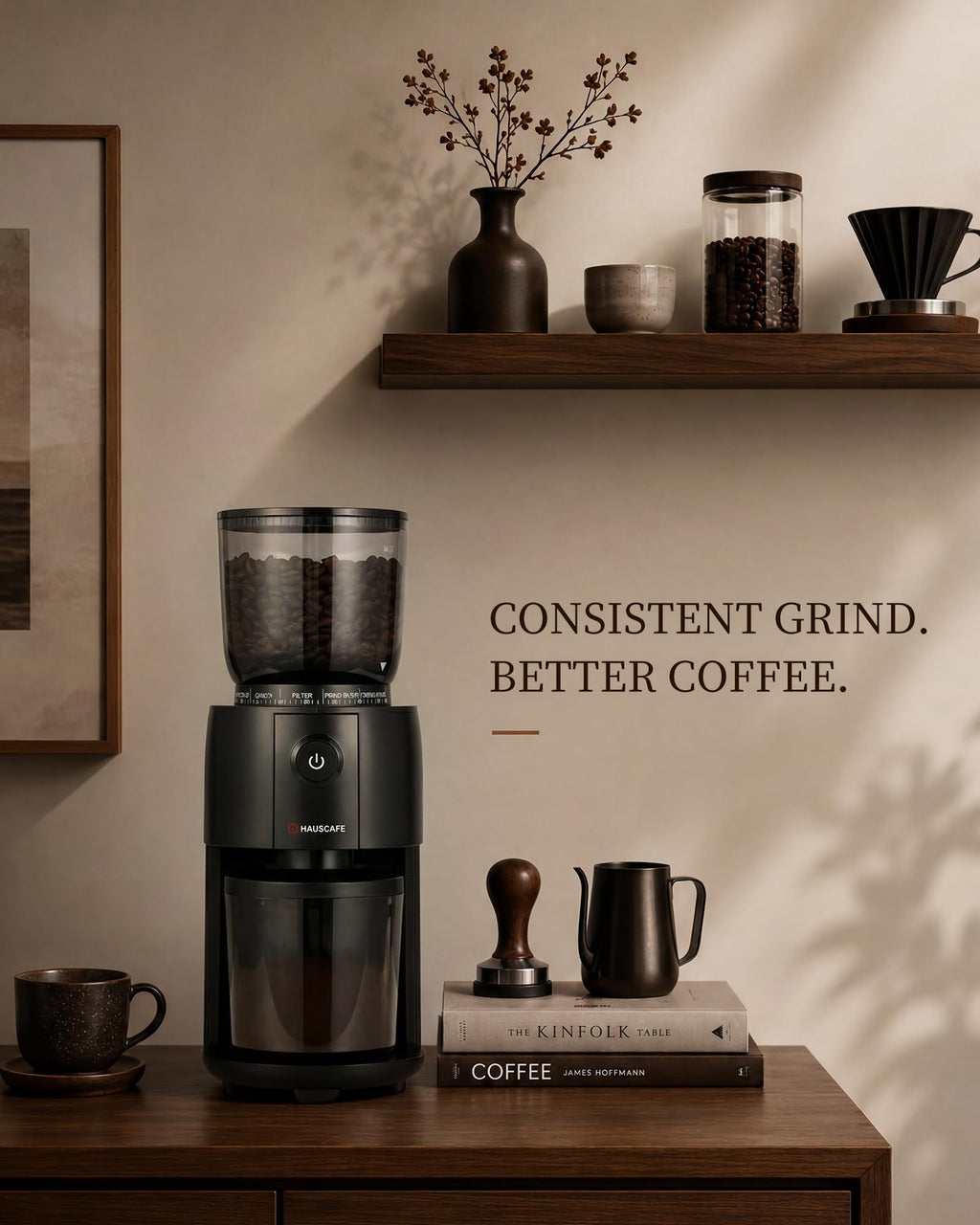 Electric Burr Coffee Grinder with 38 Grind Settings, Black X745