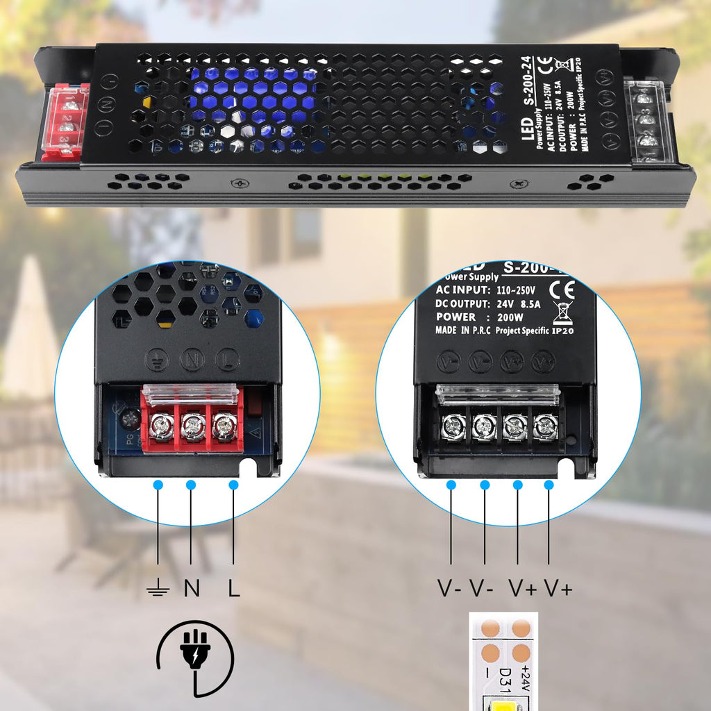 24V 200W LED Power Supply B38710