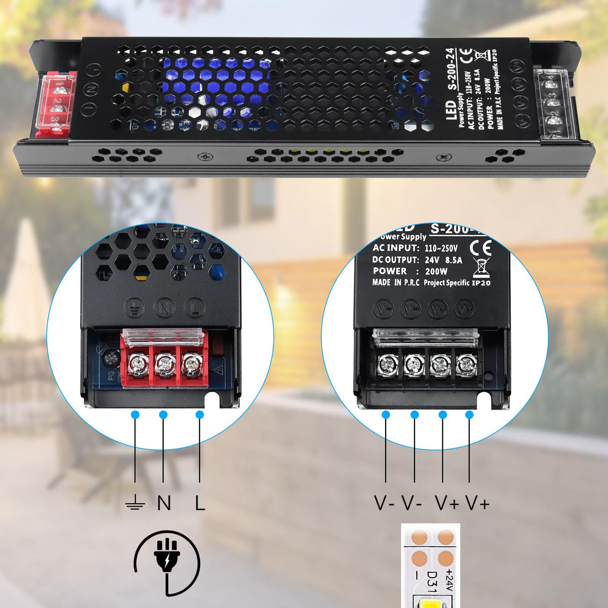 24V 200W LED Power Supply B38710